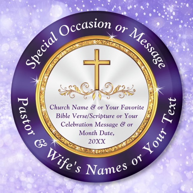 Aimant Personnalisé pas cher, Idées cadeaux de l'église,  (Church Magnets. Personalized Church Party Favors. Cheap gifts for church members. Church anniversary)
