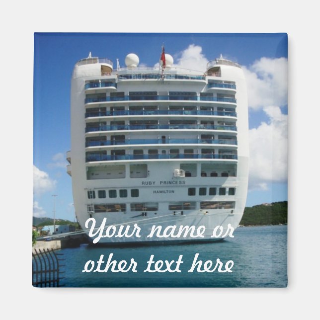 Aimant personnalisé Ruby Stern (Devant)