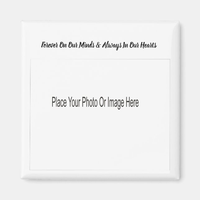 Aimant Personnaliser commémorative (Devant)