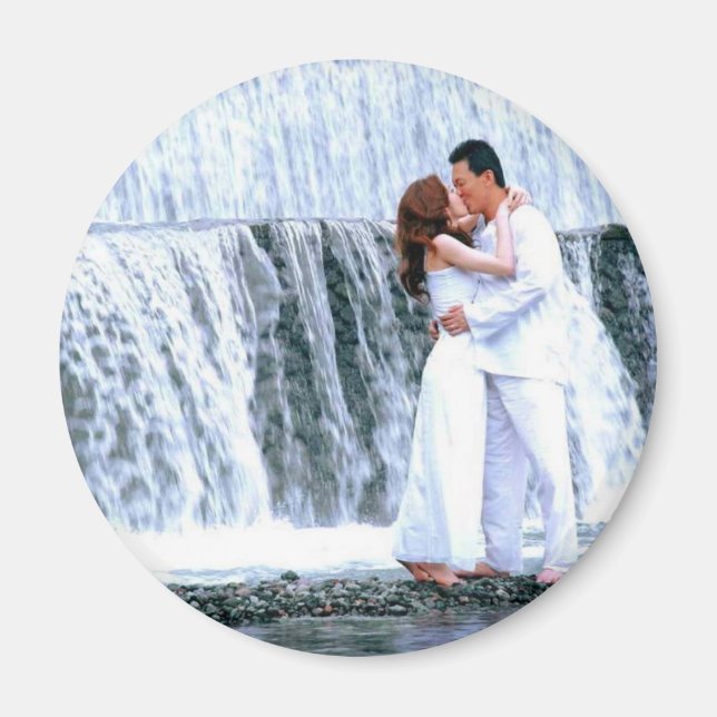 AIMANT PERSONNALISER LES FAVEURS DE MARIAGE PHOTO (Devant)