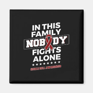 Aimant Personne ne se bat seul pour la sensibilisation à 