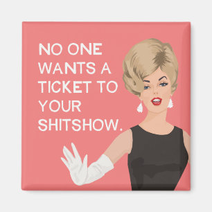 Aimant Personne ne veut un billet pour votre émission