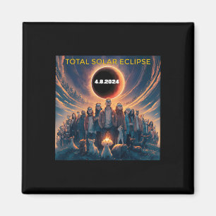 Aimant Personnes Eclipse Gles Total Solaire Eclipse 2024