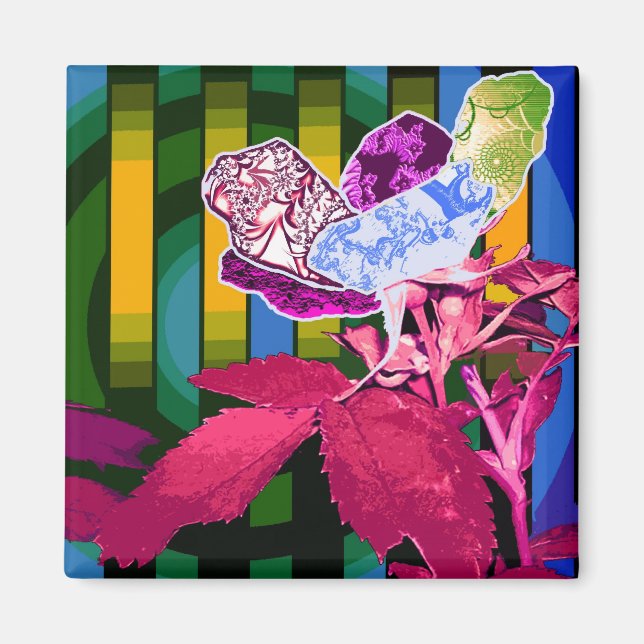 Aimant Perspective Abstraite (Devant)