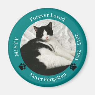 Aimant Pet Memorial Forever Loever Chat Photo Porte - clé