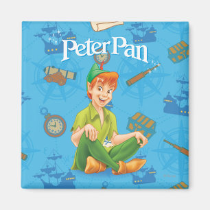 Aimant Peter Pan assis