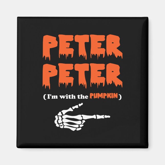 Aimant Peter Peter est avec le citrouille (Devant)