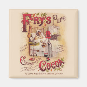 Aimant Petit Chaperon Rouge Vintage, Cacao Victorien