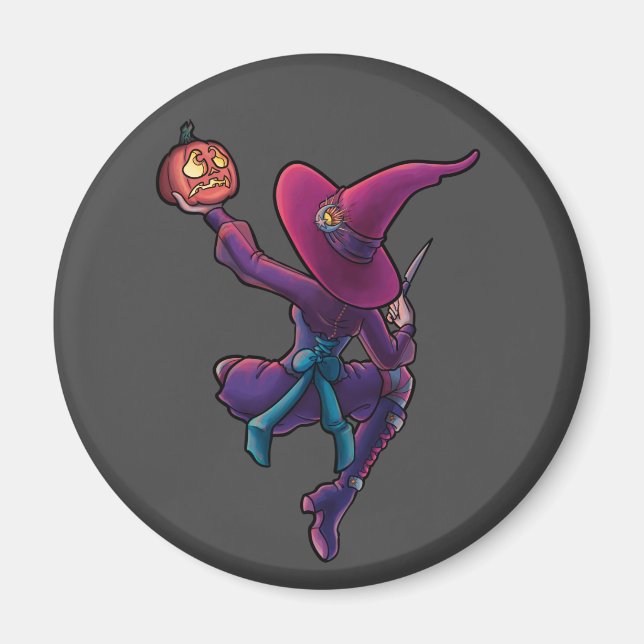 Aimant Petit Citrouille (Devant)