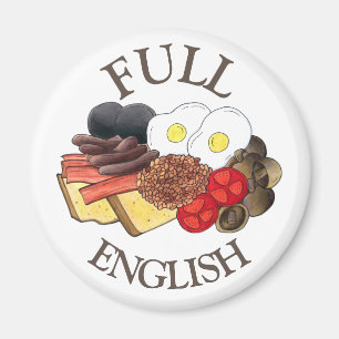 Aimant Petit déjeuner anglais complet Royaume-Uni Salle à