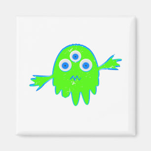 Aimant Petit monstre radioactif
