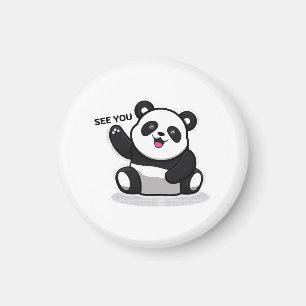 Aimant petit panda mignon