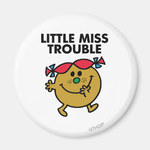 Aimant Petit problème de Miss Lettres noires