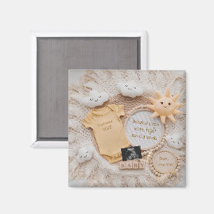 Aimant Petit rayon de soleil cadeau d'annonce de grossess