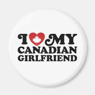 Aimant Petite amie canadienne