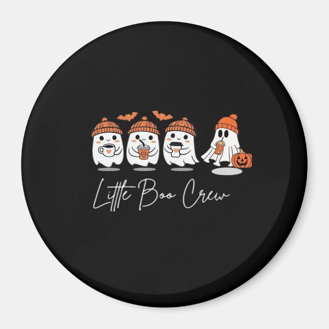 Aimant Petite Équipe de Boo Design Minimaliste Propre (Devant)