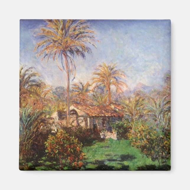 Aimant Petite ferme rurale à Bordighera par Claude Monet (Devant)