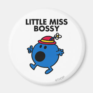 Aimant Petite Miss Bossy Lettres noires