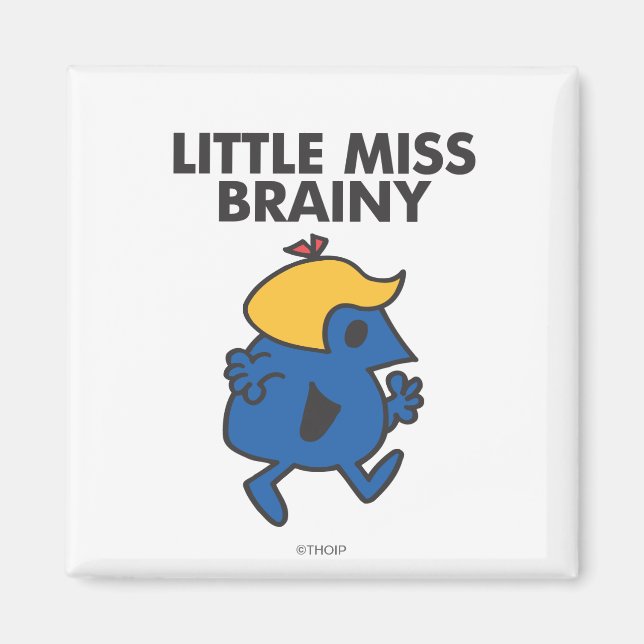Aimant Petite Miss Brainy En Mouvement (Devant)