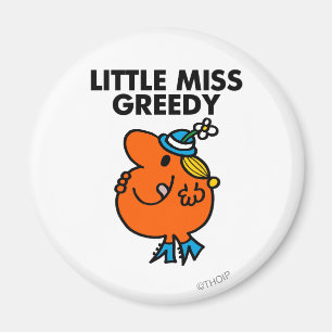 Aimant Petite Miss Greedy Lique Ses Lèvres
