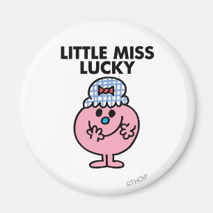 Aimant Petite Miss Lucky Cachant Sa Bouche
