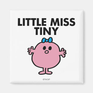 Aimant Petite Miss Tiny Lettres noires