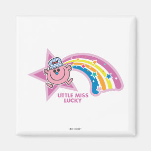 Aimant Petite Mlle Lucky Arc en ciel