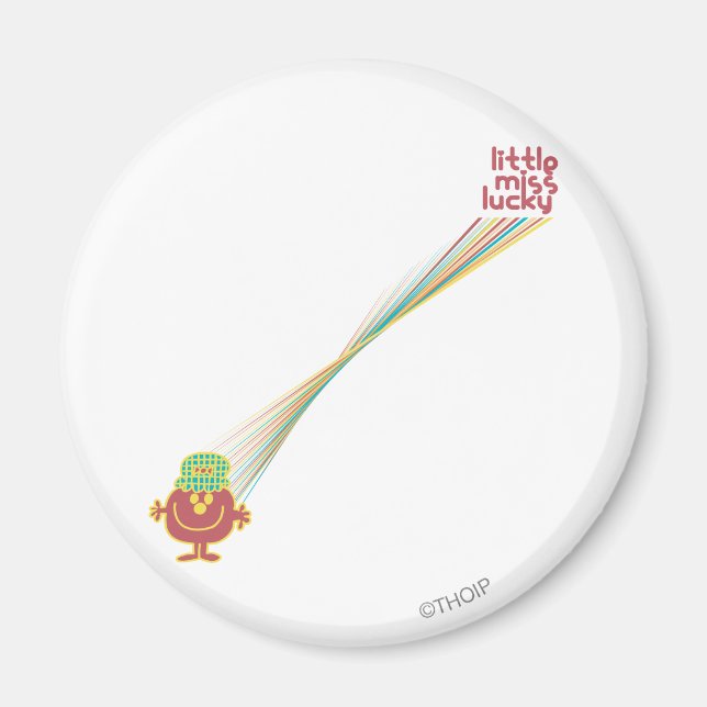 Aimant Petite Mlle Lucky | Rayons De Chance (Devant)