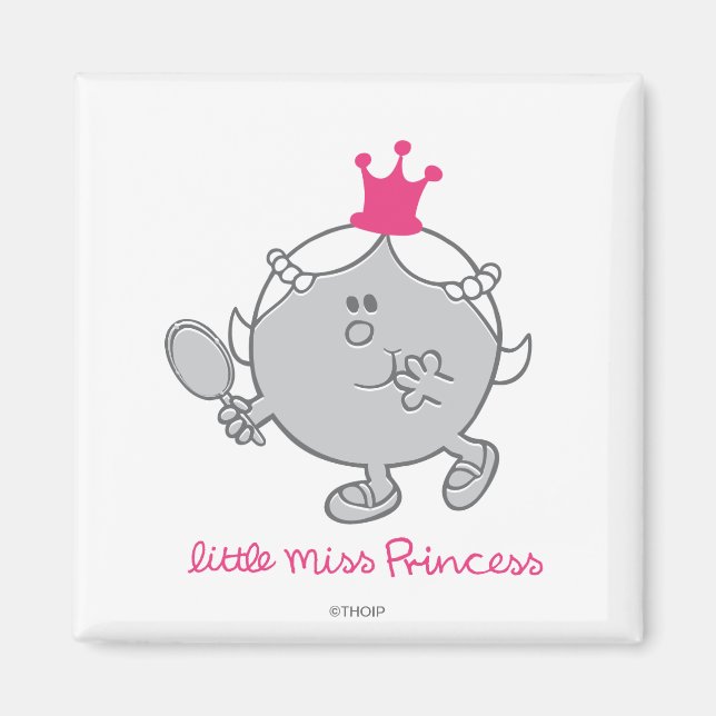 Aimant Petite Mlle Princesse | Miroir miroir (Devant)