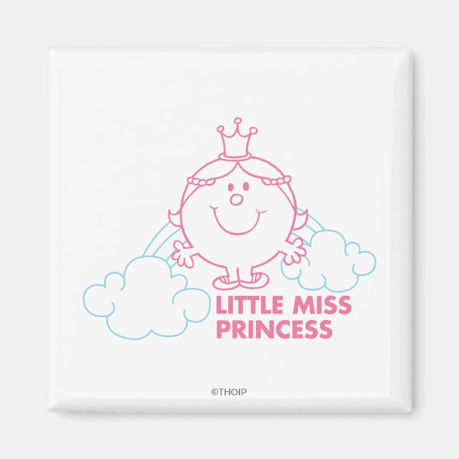 Aimant Petite Mlle Princesse | Tête Dans Les Nuages (Devant)