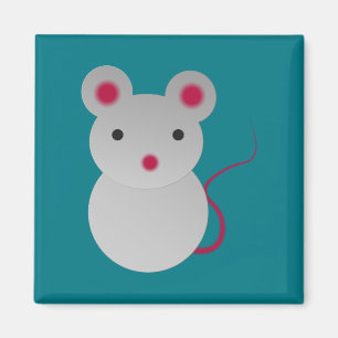 Aimant Petite souris mignonne