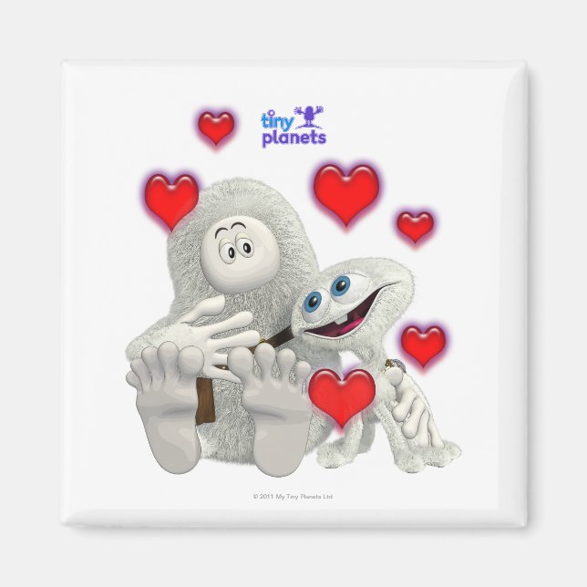 Aimant Petites planètes Tout ce dont vous avez besoin est (Devant)