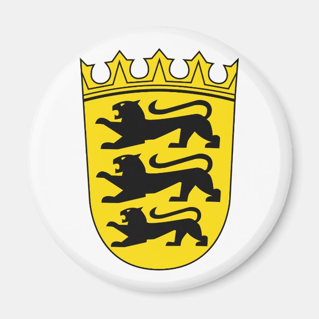 Aimant Petits armoiries du Bade-Wurtemberg (Devant)