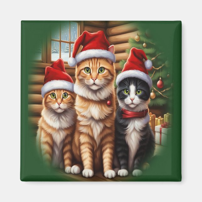 Aimant Petits Chatons Mignons (Devant)
