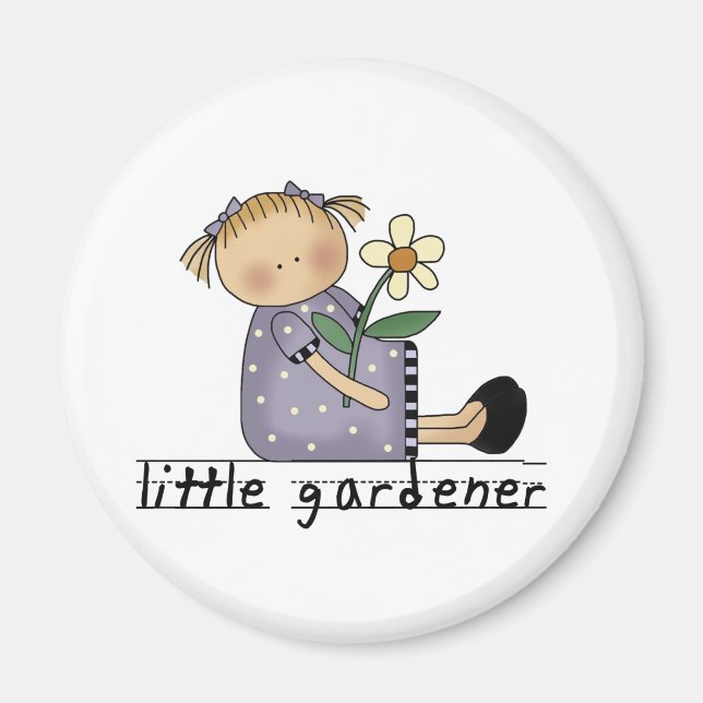 Aimant Petits T-shirts et cadeaux Gardener (Devant)
