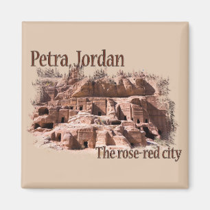 Aimant Petra : Ville rouge Rose