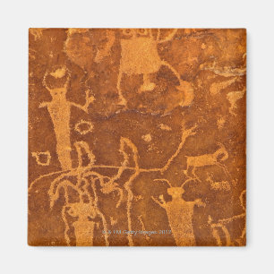 Aimant Petroglyphes amérindiens, Rochester Panel,