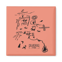 Petroglyphs at Atlatl Rock at Valley of Fire State