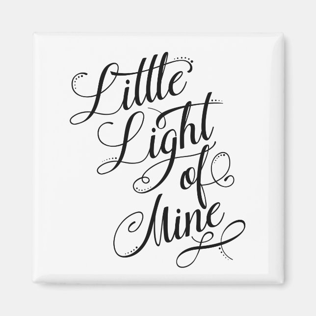 Aimant Peu De Lumière Sur La Typographie Minière (Devant)