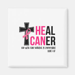Aimant Peut guérir le cancer Christian Ribbon Cancer du s