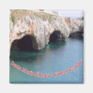 Aimant PGL028 PÈRE NOËL MARIA DI LEUCA, Grottes Cazzafri