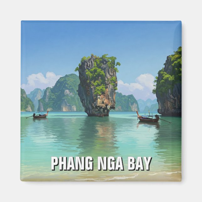 Aimant Phang Nga Bay Thaïlande Voyages (Devant)