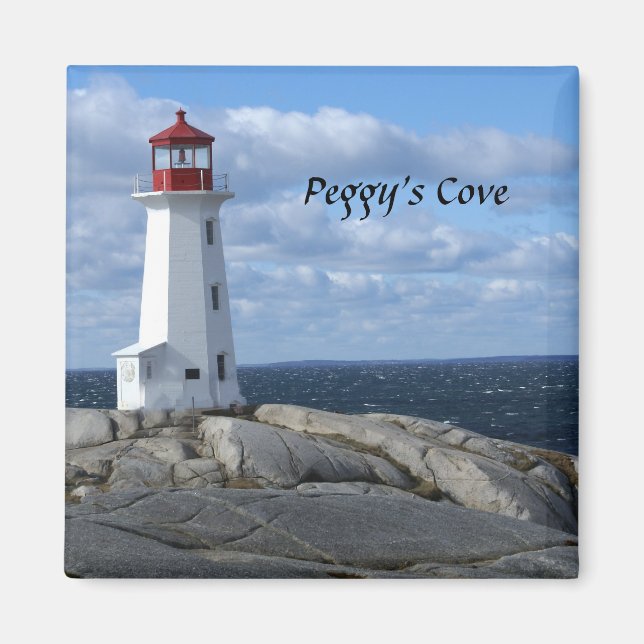 Aimant Phare à Peggy's Cove (Devant)