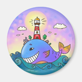 Aimant Phare de baleine