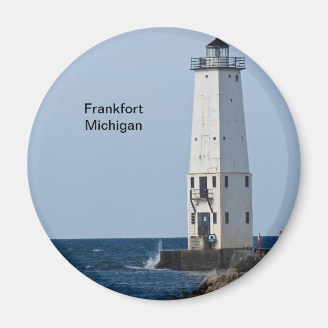 Aimant Phare de Frankfort Michigan (Devant)