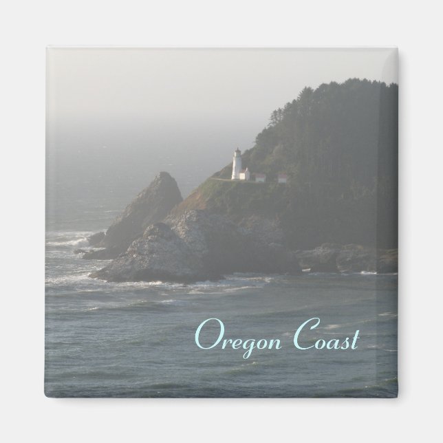 Aimant Phare de la côte de l'Oregon (Devant)