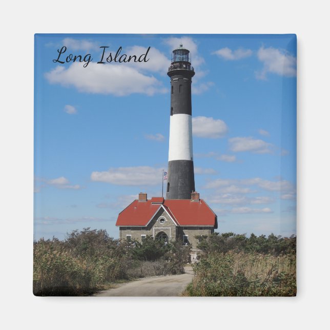 Aimant Phare de Long Island (Devant)