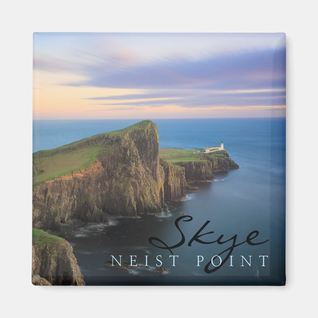 Aimant Phare de Neist Point sur Skye au coucher du soleil (Devant)