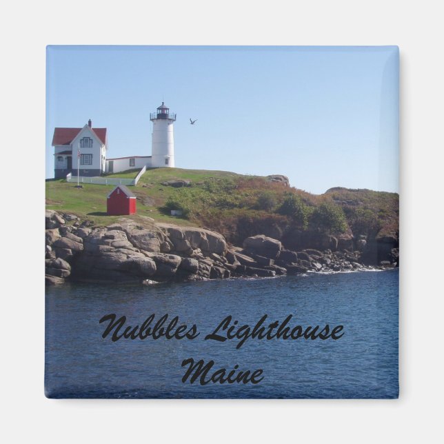Aimant Phare de Nubbles-Maine (Devant)