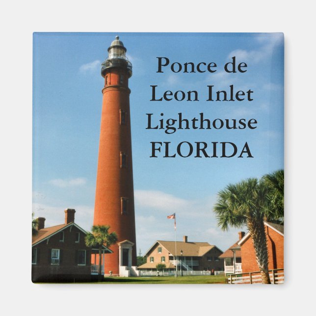 Aimant Phare de Ponce de Leon Inlet, Floride (Devant)